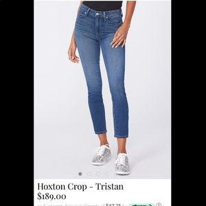 PAIGE Denim Hoxton Crop size 26